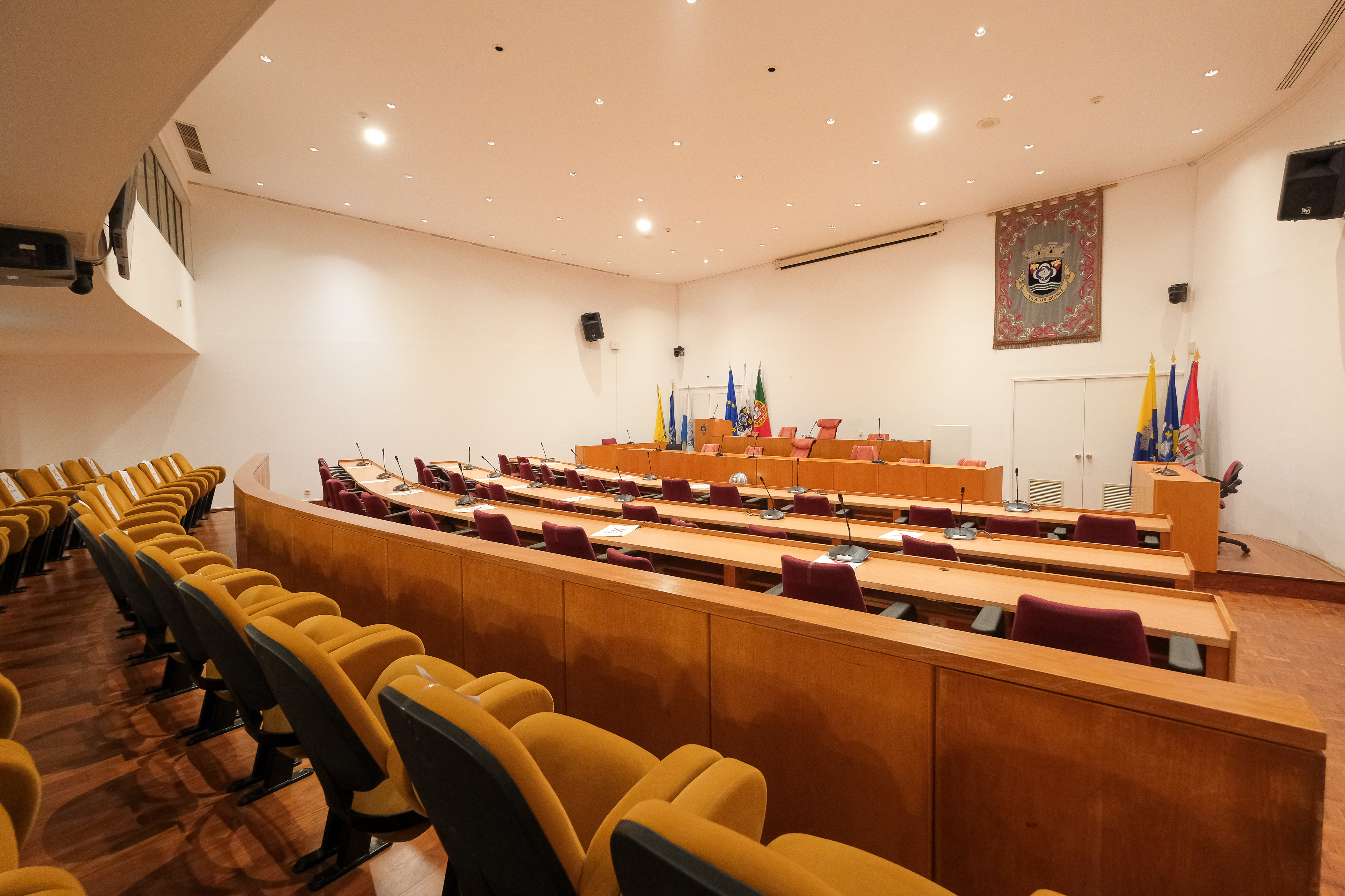 Sala do Auditório da Biblioteca Municipal de Oeiras